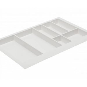 Gedotec Schubladeneinsatz AXISPACE aus Kunststoff, Weiß – 800 mm