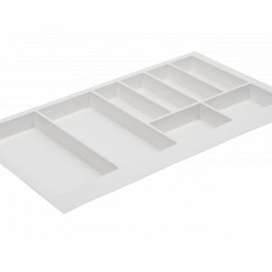 Gedotec Schubladeneinsatz AXISPACE aus Kunststoff, Weiß – 900 mm