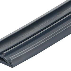 Deventer Haustürdichtung DS 185 Falzbreite 18 mm Türdichtung für Haustüren, Zinkgrau – 25 Meter