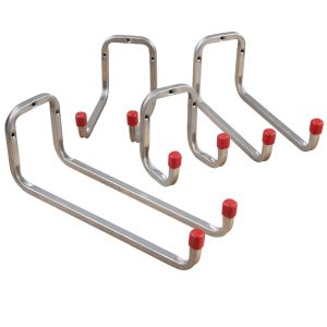 Alfer Gerätehalter 120 mm Wandhaken Stahl verzinkt bis 40 kg, 250 mm Alfer Gerätehalter 120 mm Wandhaken Stahl verzinkt bis 40 kg, 250 mm