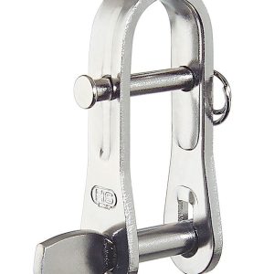 Sprenger Flachschäkel lang mit Schlüssel- und Stegbolzen
