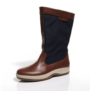 Compass »Compatex« Segelstiefel navy/braun
