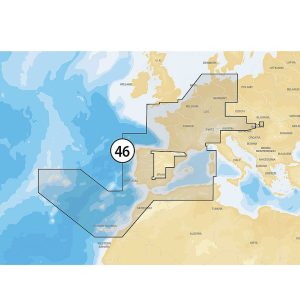 Navionics Gold XL9: 46XG Holland, Frankreich, Spanien & EU Binnen