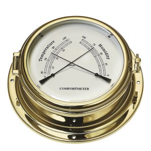 Messing Thermo & Hygrometer