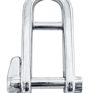 Schäkel mit unverlierbarem Bolzen mit Steg