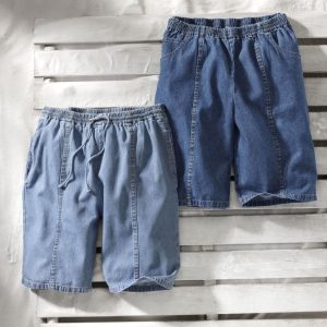 2er-Set Schlupf-Bermudas