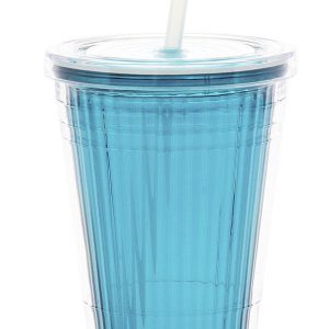 Gimex Strohhalm-Thermobecher türkis