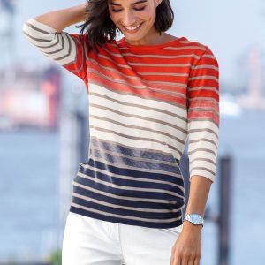 Serafini Damen Ringelpullover