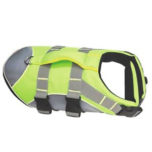 Hunde-Schwimmweste neon-grün