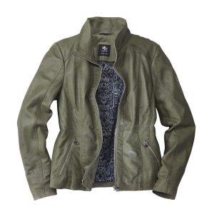 Anna Larssen Lederjacke