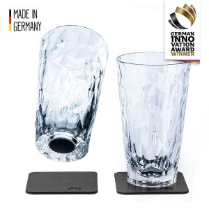 Silwy Longdrinkbecher mit Magnet, 2er Set