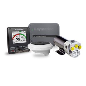 Raymarine Evolution Hydraulik Pilot mit p70Rs Bedieneinheit, ACU-150, EV-1, Kabelsatz und Typ 1 Hydraulikpumpe