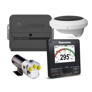 Raymarine Evolution EV-200 Hydraulik Paket mit p70Rs Bedieneinheit, ACU-200, EV-1, Kabelsatz und Hydraulikpumpe Typ 1