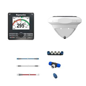 Raymarine Evolution EV-2 DBW mit p70Rs Bedieneinheit, EV-2 Sensor, Kabelsatz EV-1 und EV-2 (passend für Drive-by-Wire Steuersysteme)
