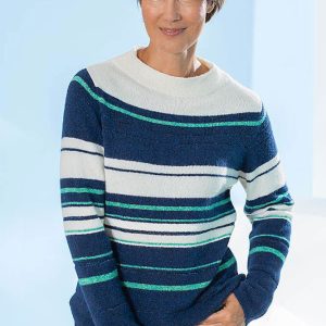 Rabe Damen Streifenpullover