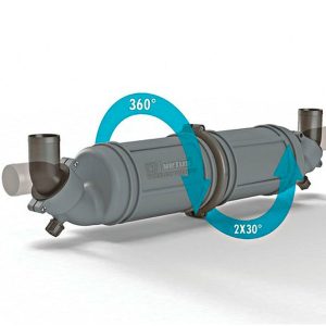 Vetus Wassersammler Lang D40mm