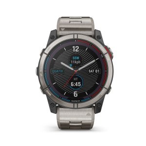 Garmin »quatix 7X Sapphire Solar Titan« GPS Marine Smartwatch