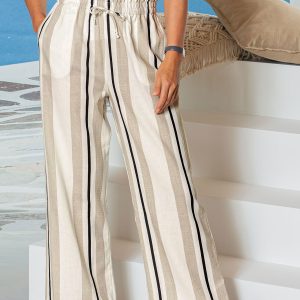 Damen Marlene-Streifenhose