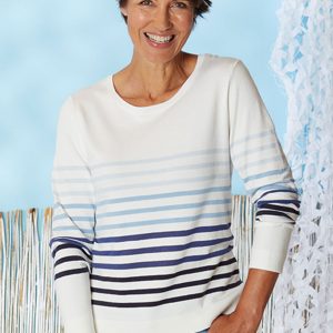 Damen Streifenpullover