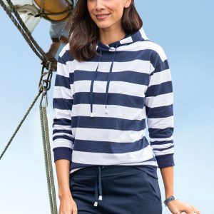 Damen Kapuzen-Sweatshirt von Linea il Mare