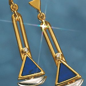 Ohrhänger mit Lapis