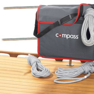 Compass Festmacher-Set inkl. Tasche Relingstasche