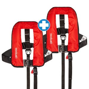Set 2 x Compass Junior Automatik Rettungswesten 150N