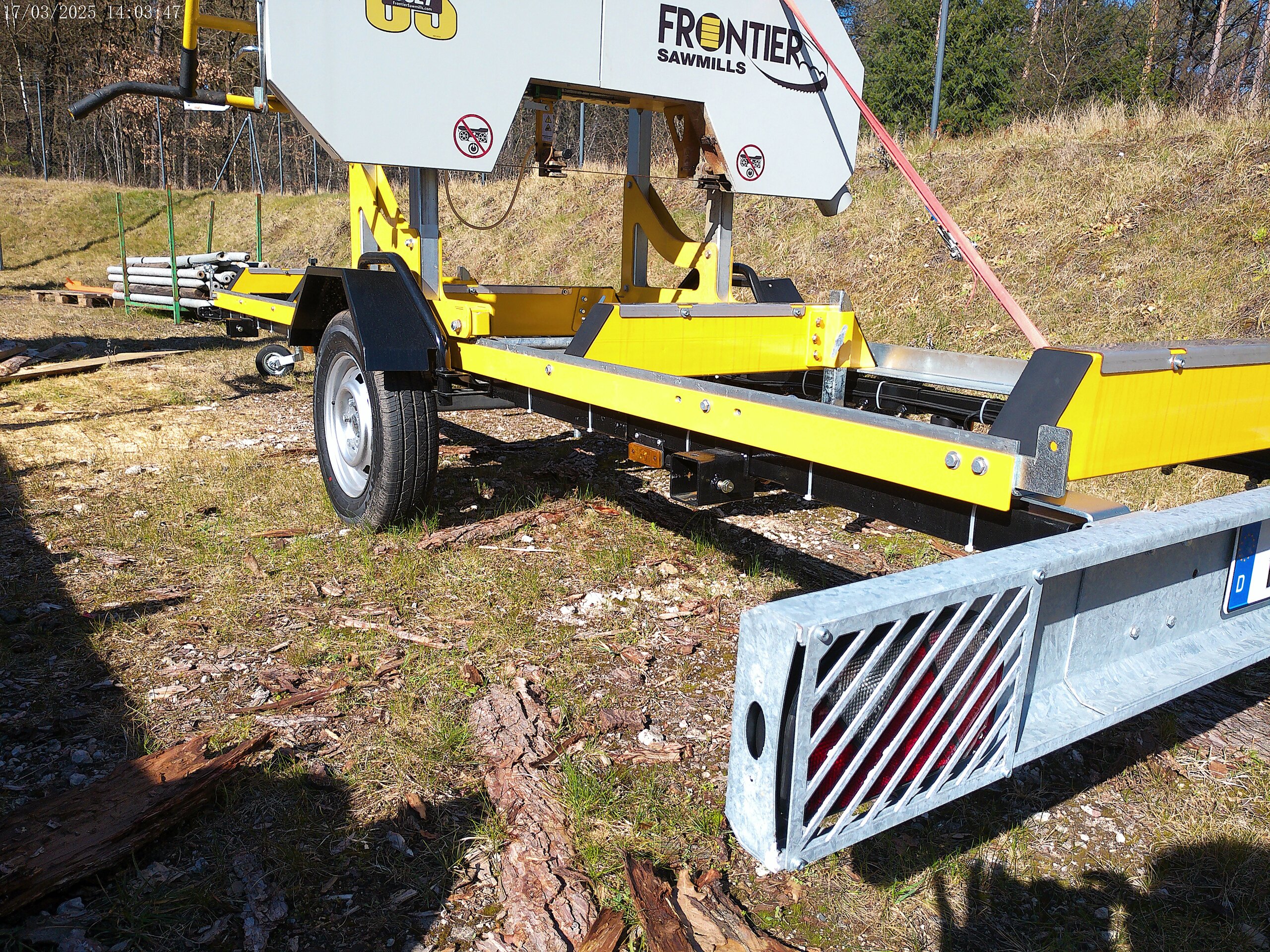 Fahrgestell für Frontier Sägewerke