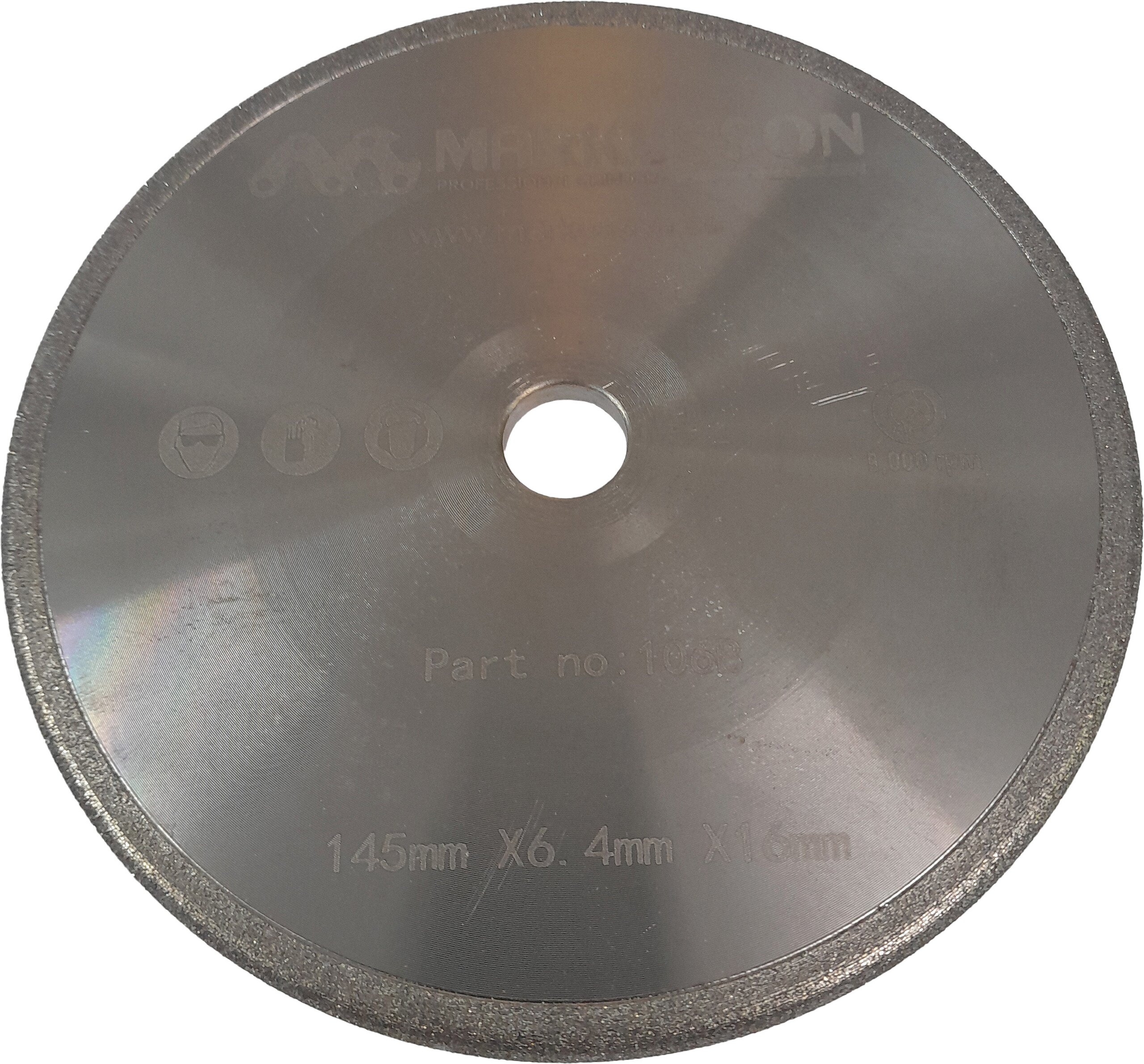 Markusson CBN-Schleifscheibe 145 x 6,4 x 16 mm