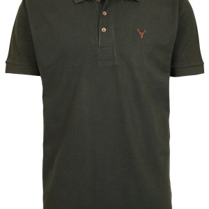 Hubertus Poloshirt mit Hirschstick Hubertus Poloshirt mit Hirschstick