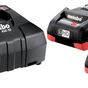 Metabo Basis-Set 2x LiHD 4,0 Ah und ASC 55