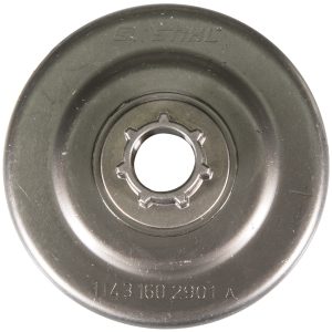 Stihl Ringkettenrad komplett mit Scheibe und Sprengring 3/8″LP, 7 Zähne, Nabengröße Stihl klein