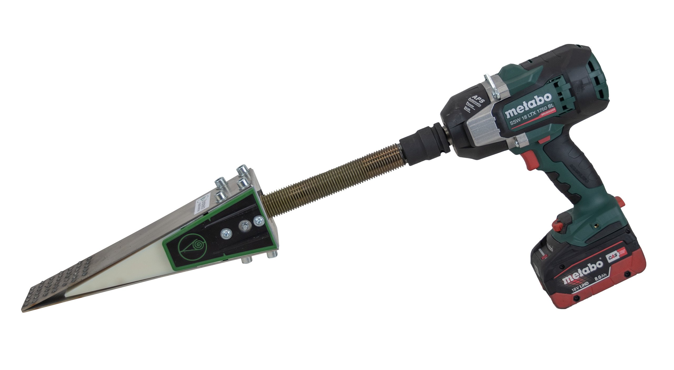 Forstreich Fällkeil-Set TR 30 AQ mit Schlagschrauber Metabo SSW 18 LTX 1750 BL, 2 Akkus 8,0 Ah und Ladegerät ASC 290