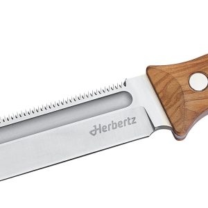 Herbertz Outdoor- und Survivalmesser D2 mit Olivenholzgriff Herbertz Outdoor- und Survivalmesser D2 mit Olivenholzgriff
