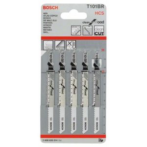 Bosch Stichsägeblatt Clean for Wood T 101 BR 5er 2608630014