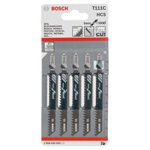 Bosch Stichsägeblatt Basic for Wood T 111 C 5er 2608630033