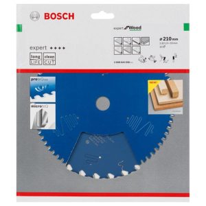 Bosch HM-Sägeblatt 210×2,8×30 Z36 2608644058 Expert for Wood, für Handkreissägen