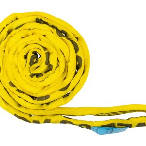 Polyester-Rundschlinge zweilagig, 3 t, gelb Polyester-Rundschlinge zweilagig, 3 t, gelb