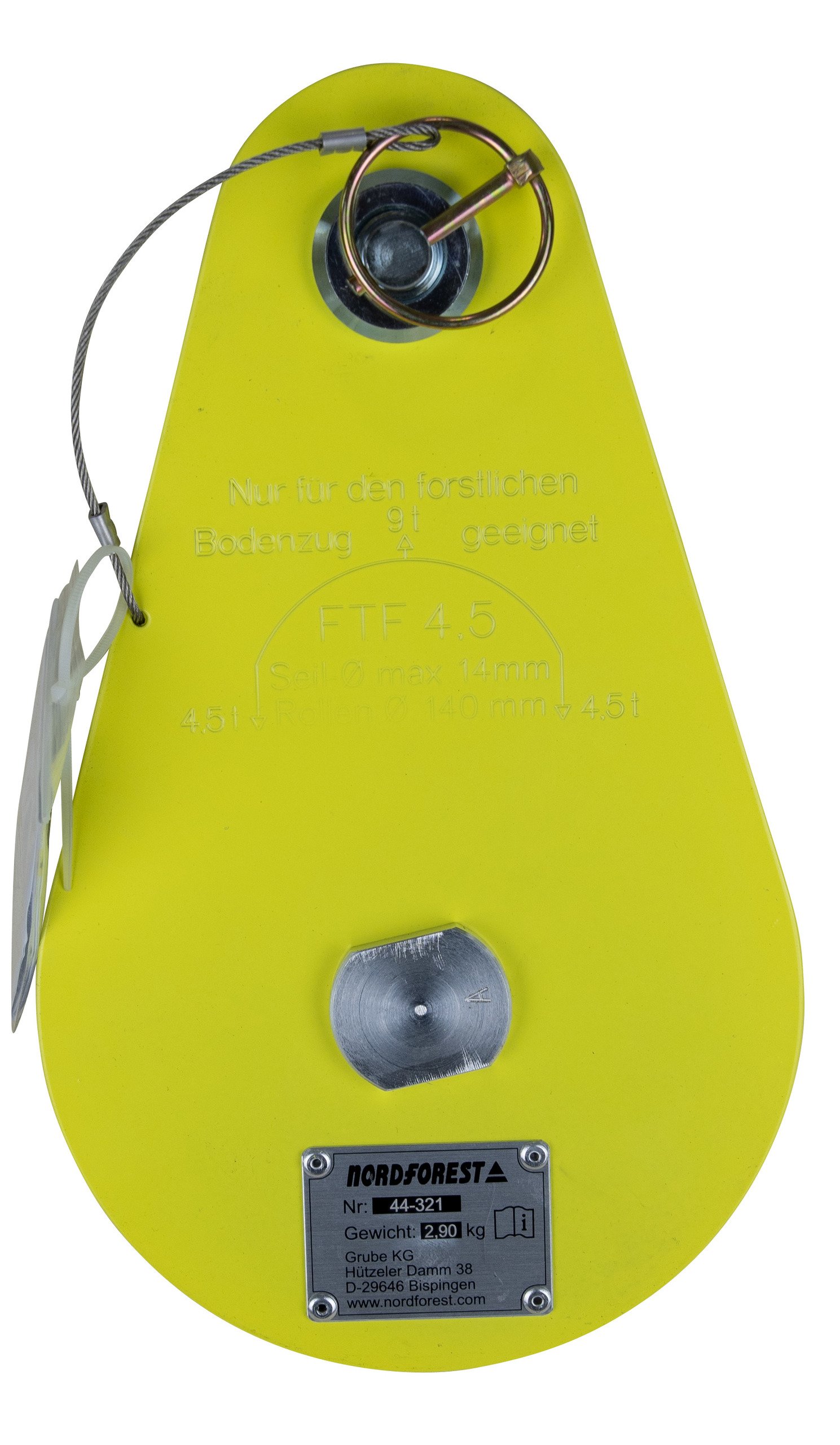Nordforest Umlenkrolle FTF 4,5