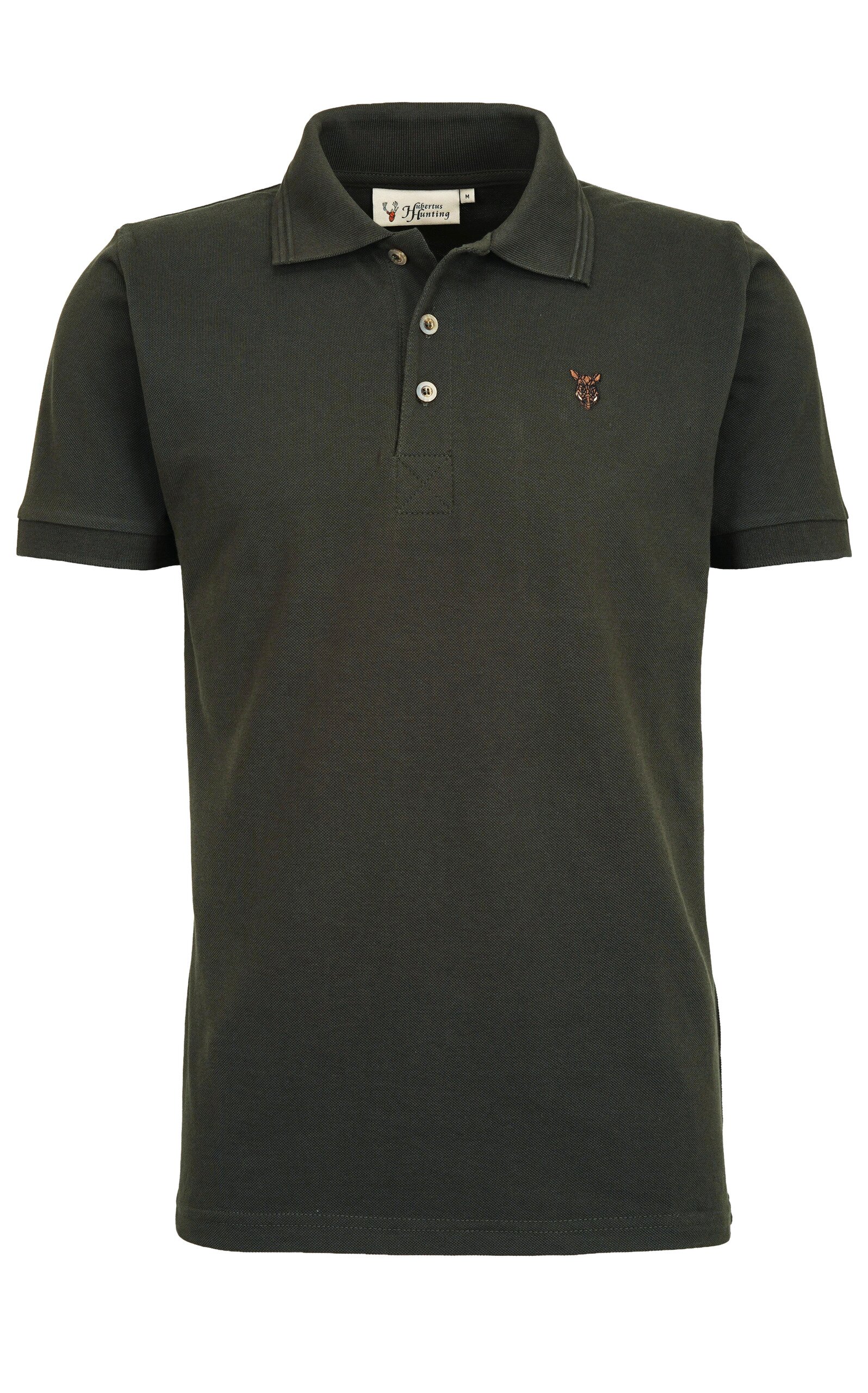 Hubertus Poloshirt mit Keilerstick