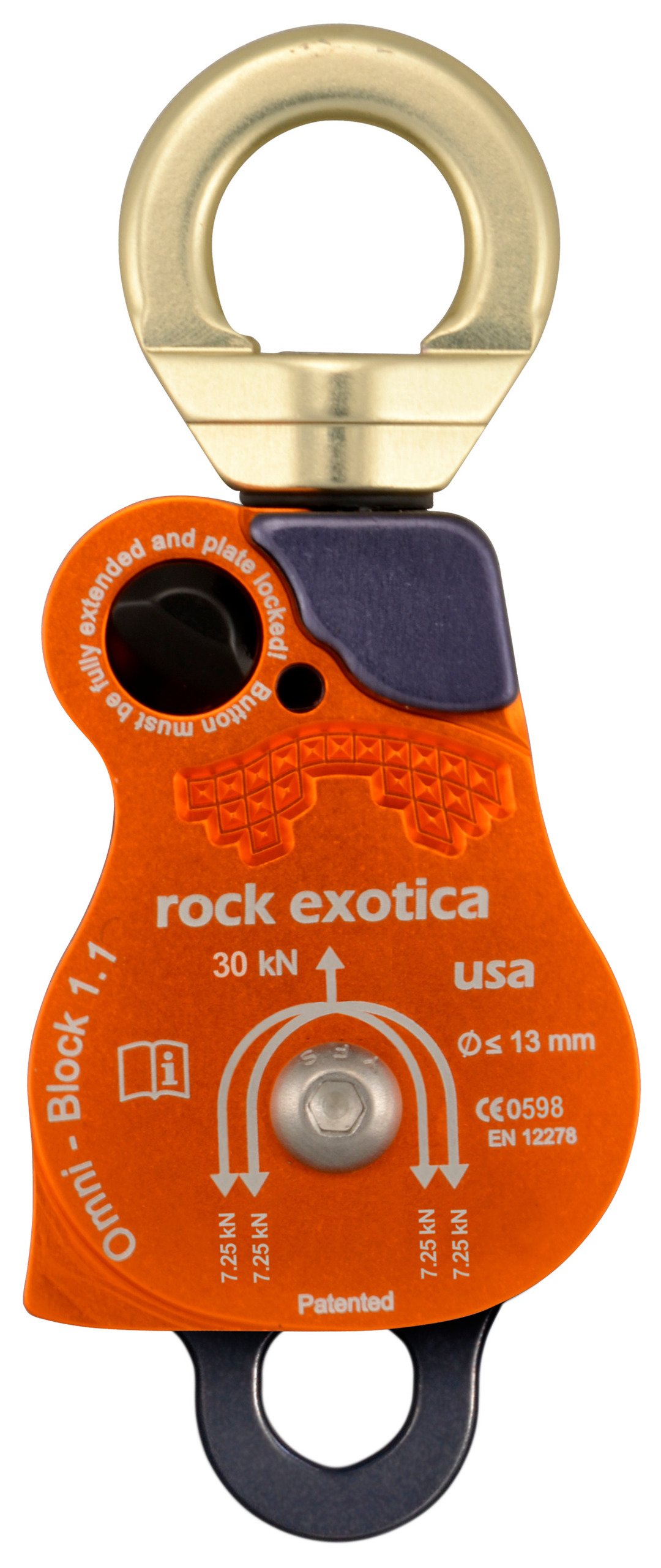 Rock Exotica Seilrolle Omni Block 1,1" Double