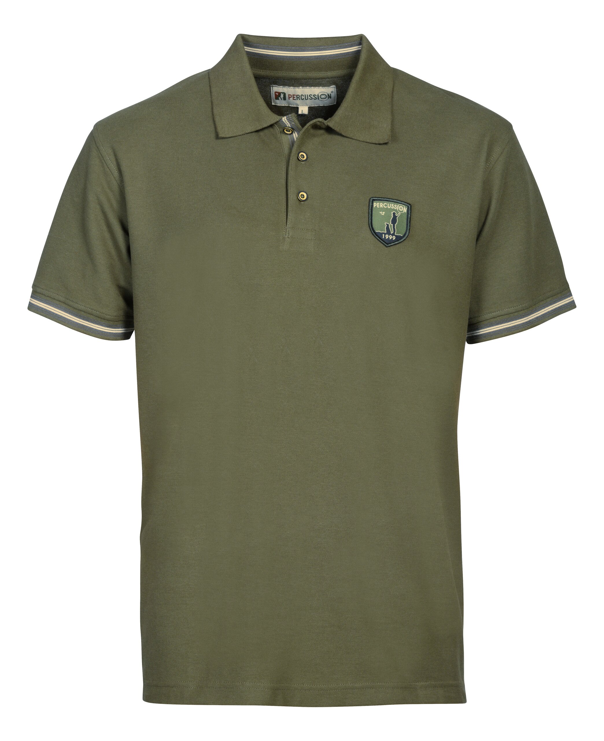 Percussion Poloshirt mit Stick