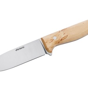 Herbertz Outdoormesser mit Maserbirkengriff Herbertz Outdoormesser mit Maserbirkengriff