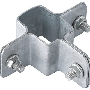 Verstrebungsset für Z-Pfahl – Schelle mit Schrauben