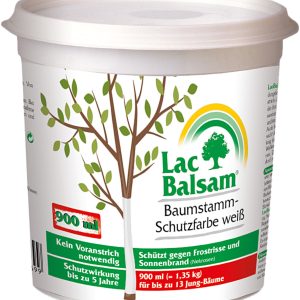 LacBalsam Baumstamm-Schutzfarbe weiß LacBalsam Baumstamm-Schutzfarbe weiß