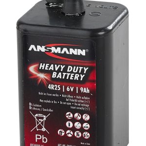 Batterie 4R25, 6 V, 9 Ah