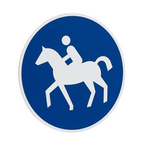 Schild Sonderweg Reiter Schild Sonderweg Reiter