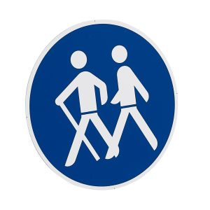 Schild Sonderweg Wanderer Schild Sonderweg Wanderer