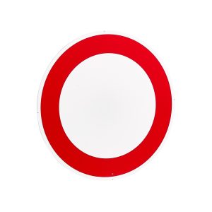 Schild Verbot für Fahrzeuge aller Art, reflektierend Schild Verbot für Fahrzeuge aller Art, reflektierend