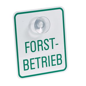 Autoschild Forstbetrieb